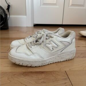 New Balance Cream Athletic Shoes